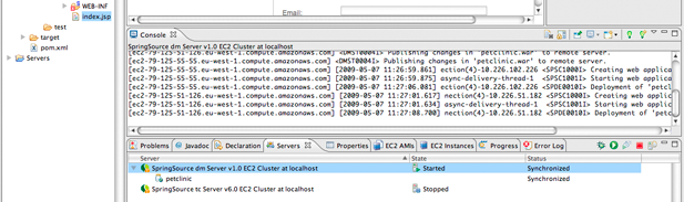 EC2 deployment from STS